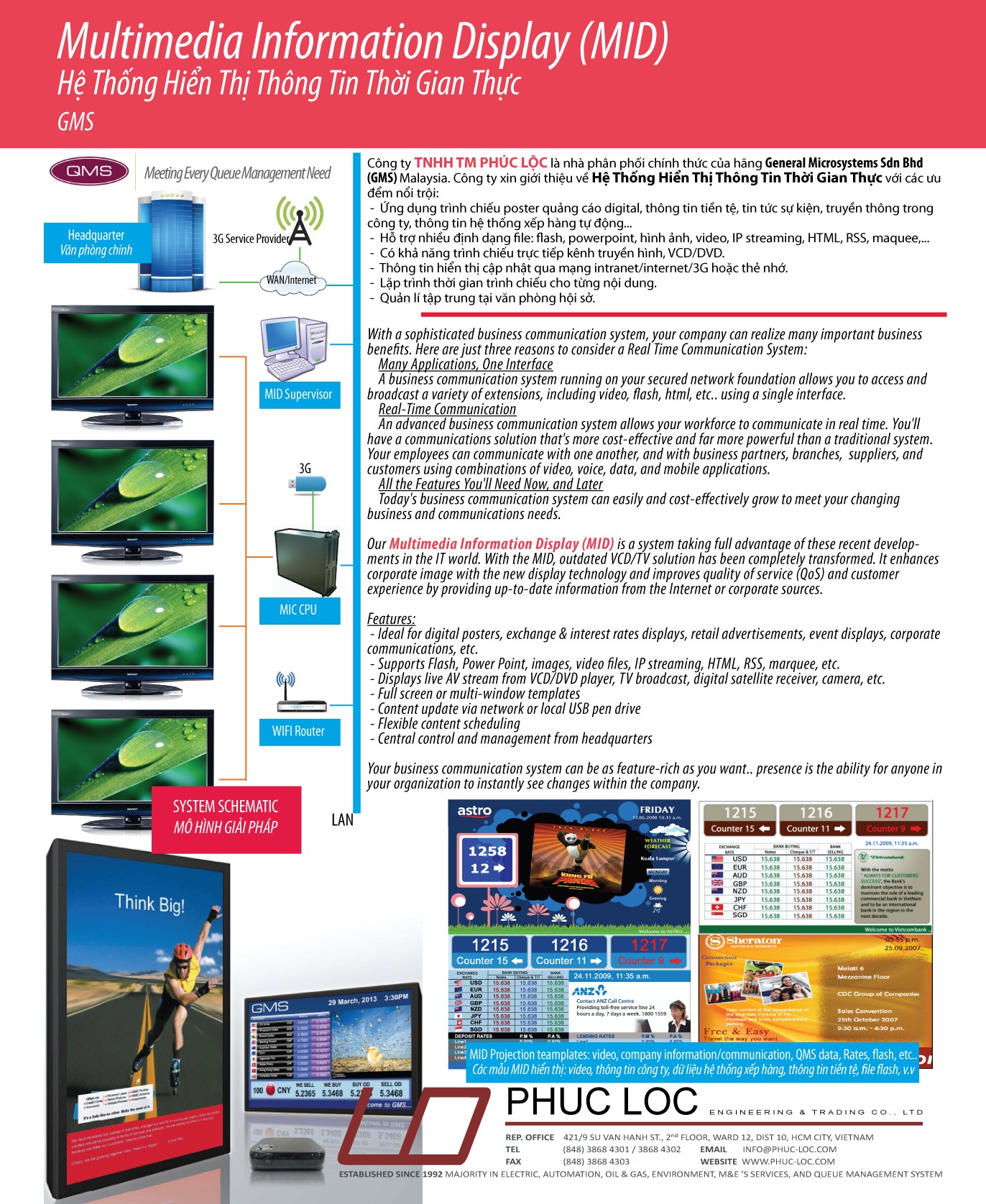 GMS- Multimedia Information Display